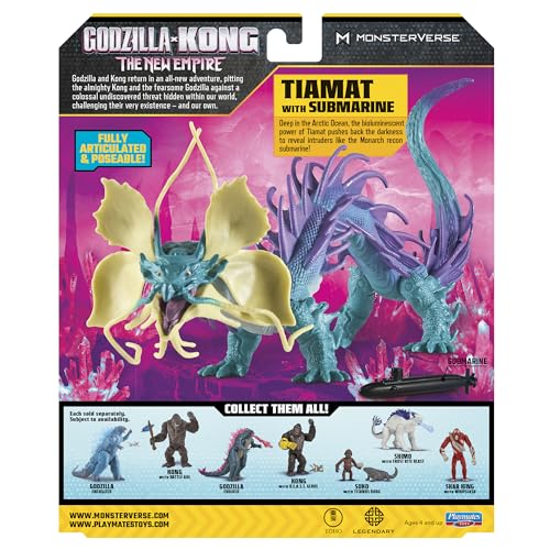 MonsterVerse Godzilla x Kong: The New Empire, 6-Inch Tiamat Action Figure Toy, Iconic Collectable Movie Character - Image 3