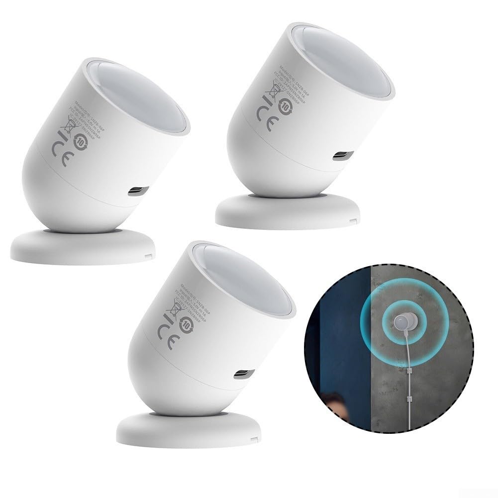 SNZB-06P Sensor de Presencia Humana Onda milimétrica para Zigbee 3.0 Smart Home Automatización Control de Luz ABS+PC Blanco (3 unidades)