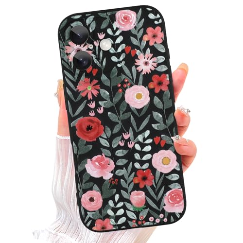Image of ZIYE for iPhone 17 Case Pink Flower Pattern Phone Case