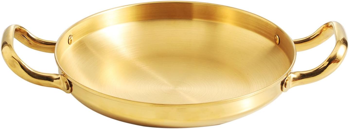 Ceramic Pot with lid | Frying pan, Stainless Steel Paella pan, Seafood Rice Pot, Home Cooking, Picnic Snack Plate, cookware, Saucepan, Dry