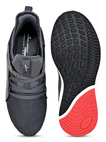 Image of Allen Cooper Training,Road Running,Cricket,Gym,Sports Comfortable Extra Max Cusion with Memory Foam Insole Running Shoes for Men(552|Grey /Black /Olive-Sizes 6,7,8,9,10)