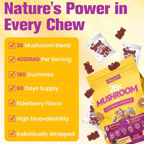 Basopum Mushroom Gummies 4000mg