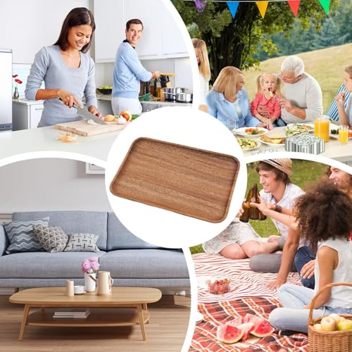 Plateau à dessert en bois pour servir et décorer facilement