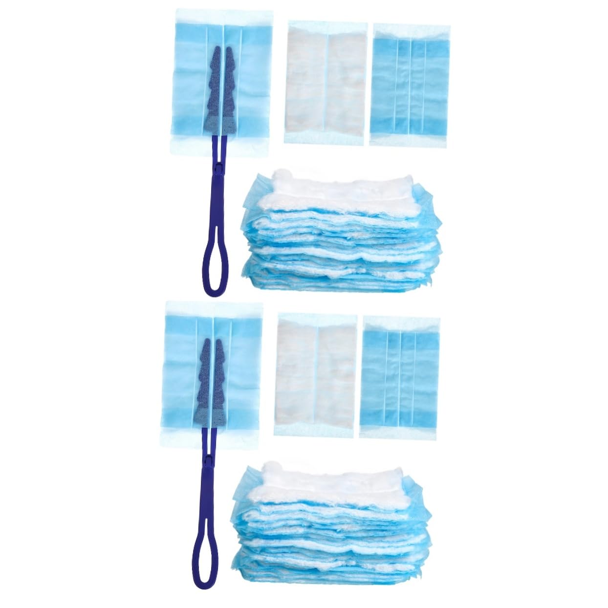 Mobestech 2sets Duster Elettrico Con Ricariche Panno Elettrostatico Per Pulizia Di Ventilatori Fessure e Finestre Teste Manico