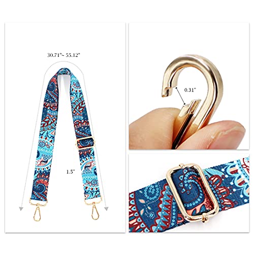 Image of TANOSII Wide Purse Strap Adjustable Replacement Shoulder Crossbody Strap Handbag Strap