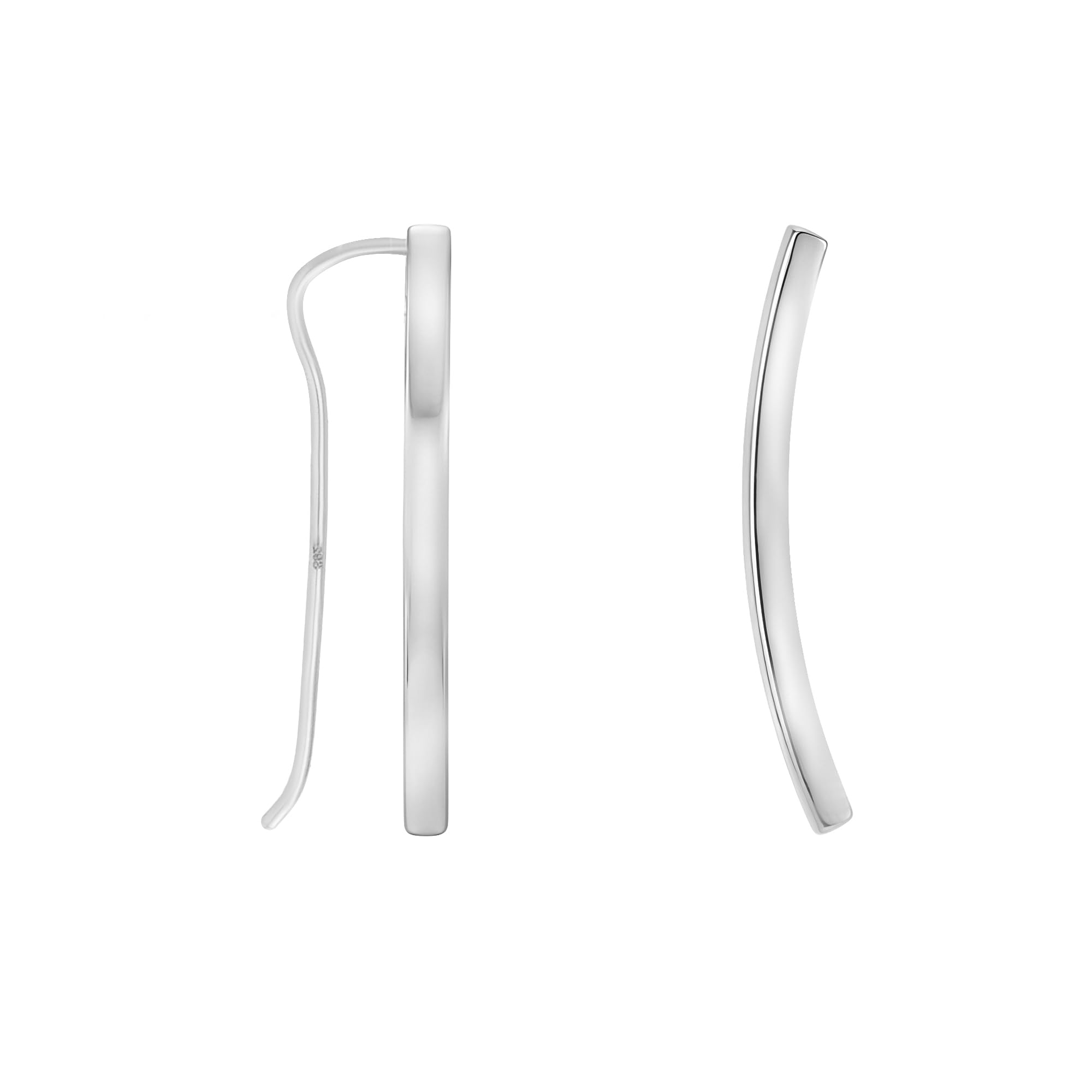 SOFIA MILANI - Damen Ohrringe 925 Silber - Bogen Design