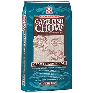 Purina | Game Fish Chow – Floating Diet for Pond Fish | 50 Pound (50 lb.) Bag