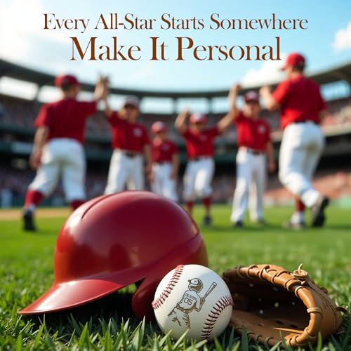 Image of Personalized Baseball Ball with Custom Name, Engraved Ball, Personalized Baseball Gifts for Team, Coach, Player, Senior, Custom Award Trophy, Engraved Gift Thank You Coach