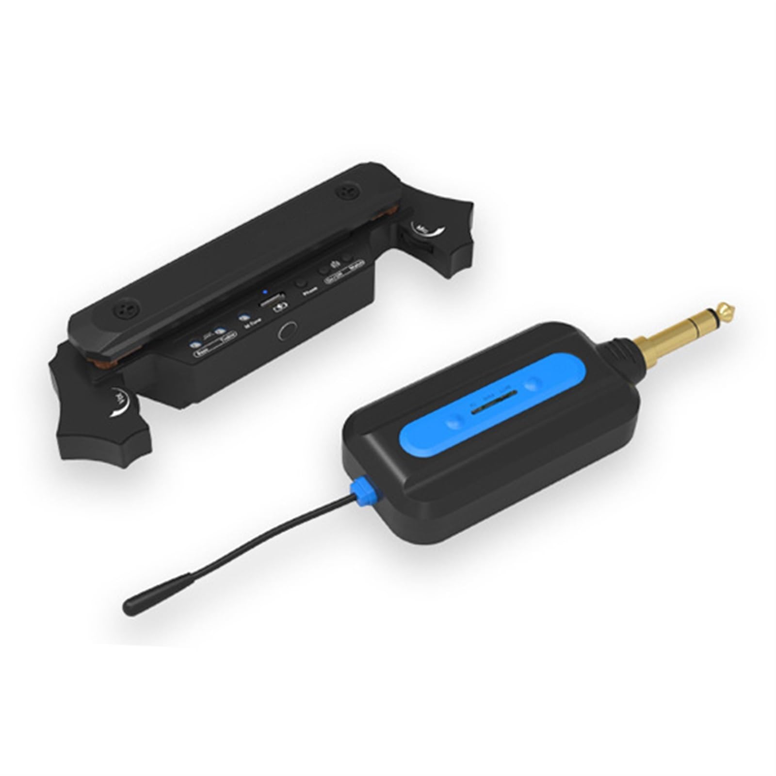 Pickup per strumenti ad arco Pickup Per Chitarra: Non È Necessario Aprire I Fori Connessione Cablata Per Musica Folk Alla Buca Dell'altoparlante(Bk)