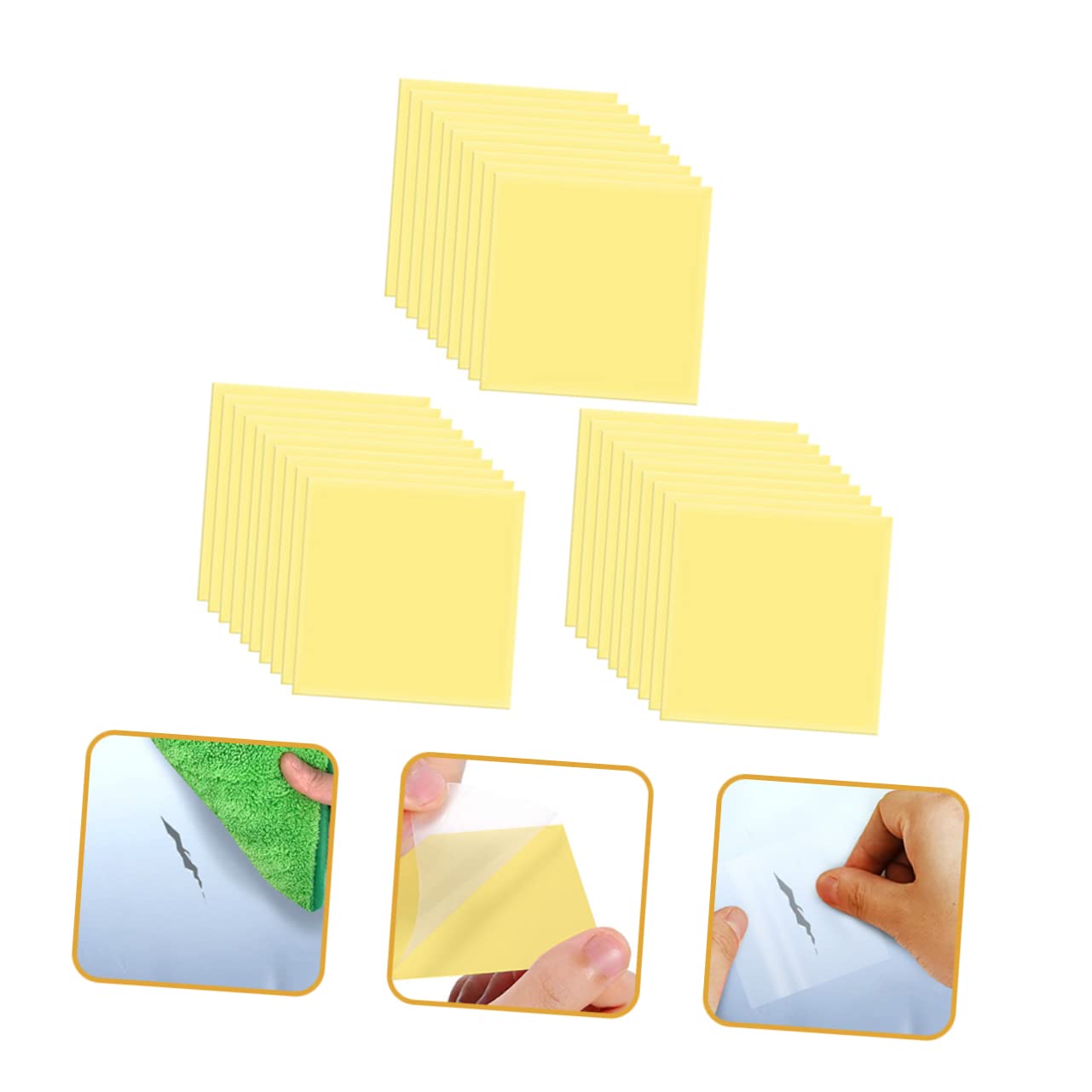 balacoo 60pcs Repair Patches for Inflatable Swim Tents Boats TPU Adhesive Kit for Rips Tears and Easy to Use for Pools and Toys