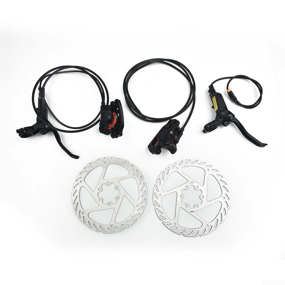 Kit de frein hydraulique efficace pour vélo électrique 3 broches, avant 800 mm et arrière 1400 mm