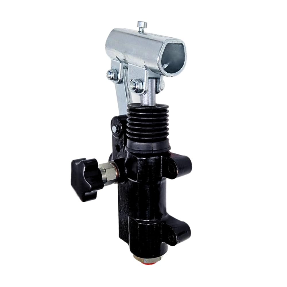 Inline 20cc Einfachwirkende Hydraulik-Handpumpe, für einfachwirkenden Zylinder, Wandbefestigung, Pumpe inklusive Entriegelungshandknopf, ohne Überdruckventil.