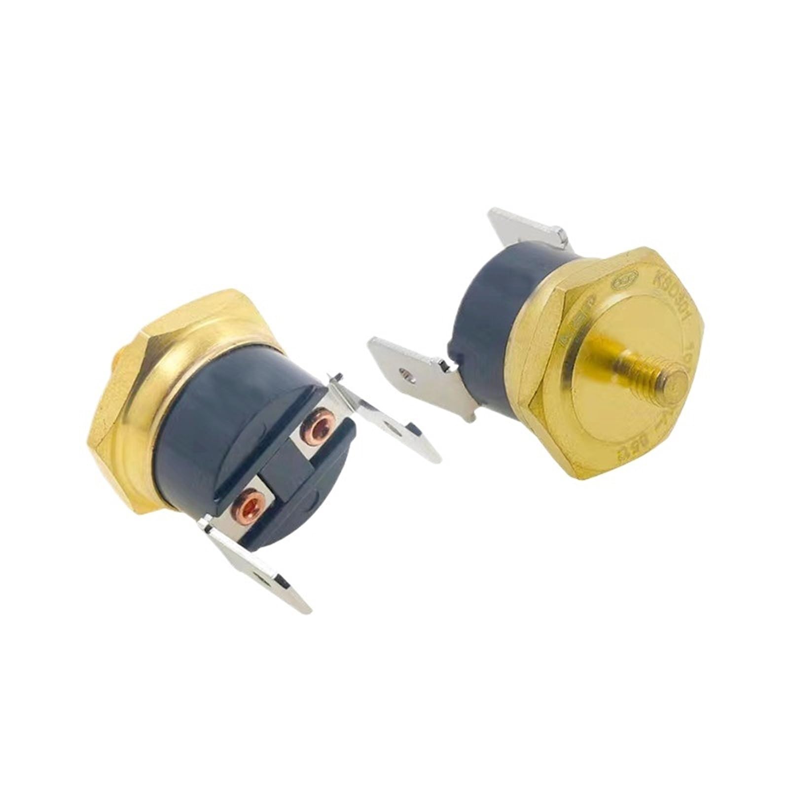 1pcs KSD301 M4 Copper Screw Thermostat Bimetallic 40C-150C Degree 10A 250V Normally closed 45C 55C 65C 75C 90C 100C 130C 150C Degree(60 degree)