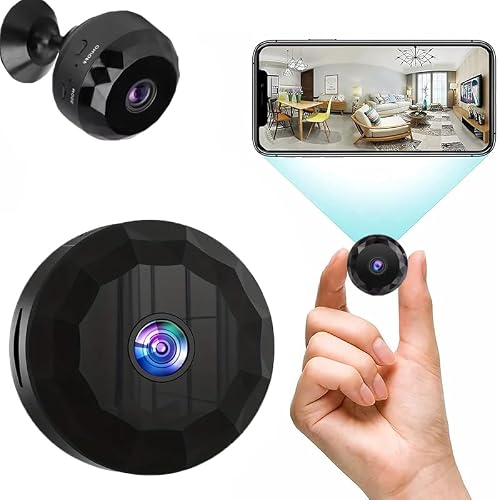 WiFi Bewakingscamera 1080P HD, Lange Standby-Autonomie, Mini Camera