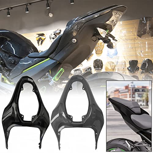 TAZGANTAX Motorcycle Tail Section Fairing Seat Frame Panel Trim Cover Compatible with Ka-wasaki Z900 Z 900 Z-900 2017 2018 2019 2020 2021 2022 2023 2024 Accessories (Carbon Fiber Look)