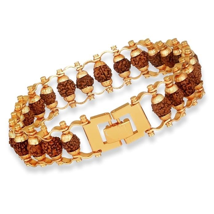 See full amazon price history chart for SPYRONIX REAL TREASURE Gold Plated Modern Rudraksha Bracelet | 5 Mukhi Rudraksha | Rudraksha Bracelet for Meditation and Yoga for Men and Women SPYRONIX REAL TREASURE Gold Plated Modern Rudraksha Bracelet | 5 Mukhi Rudraksha | Rudraksha Bracelet for Meditation and Yoga for Men and Women (B0CZJYBBZD) Amazon Price History, Amazon Price Tracker