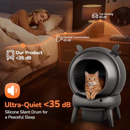 FurryKiddy Automatic Self-Cleaning Litter Box – Globe-Sifting with WiFi App & Quiet Operation — view 8
