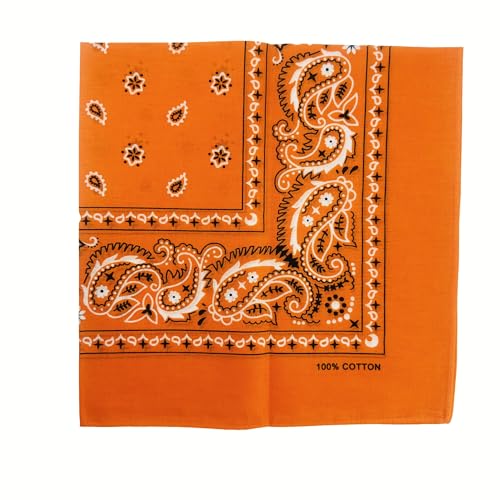 Image of Vamqor 100% Cotton 10 Pack Fine Bandanas