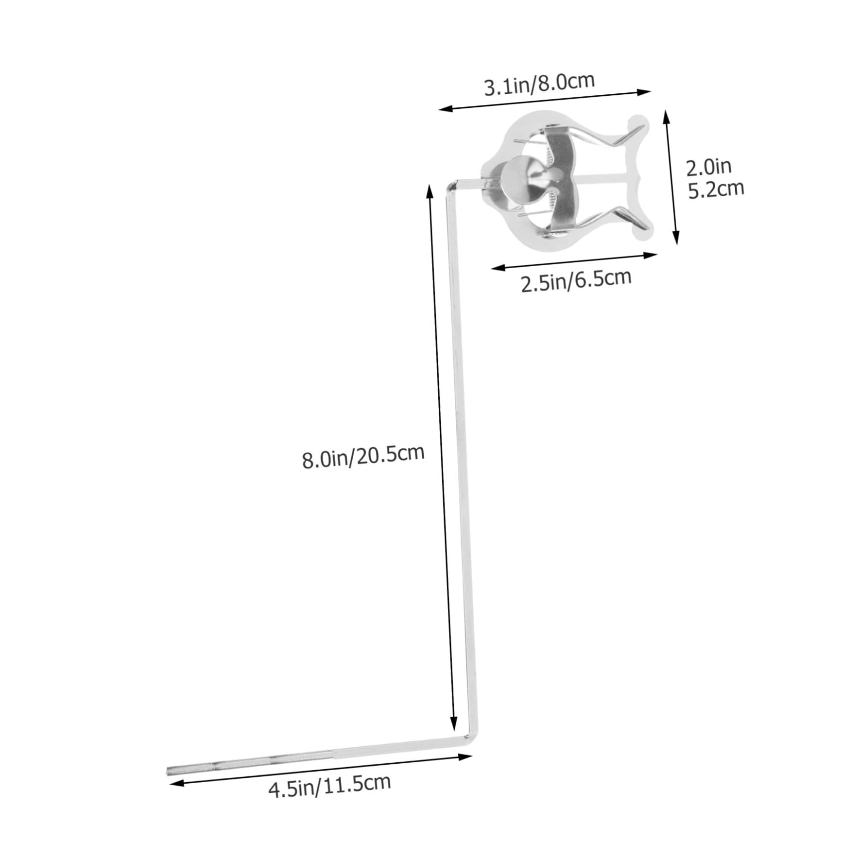 Levemolo Music Sheet Clamp for Bass Music Clip Clamp-on Holder Lyre Portable Tuba Clip