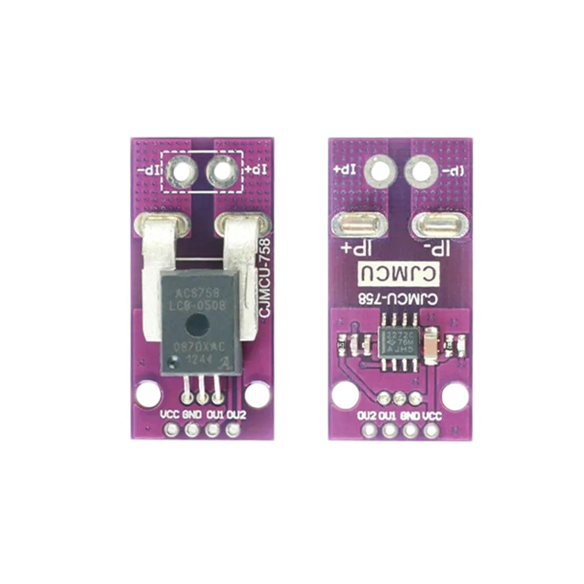 ACS758 Current Module Linear Hall Current Sensor CJMCU-758 ACS758LCB-050B-PFF-T Current Detection 3-5V Environmental Protection New for Arrival 2025 High for Quality