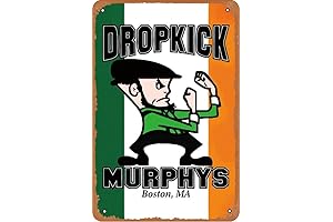 Dropkick Murphys Music Poster Vintage Metal Tin Sign, 8x12 Inch Retro Wall...