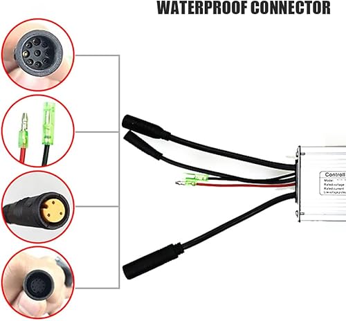 Miniatura 3 de Controlador de motor sin escobillas KUNTENG KT controlador eléctrico de motor CC sin escobillas impermeable controlador de bicicleta eléctrica de 9