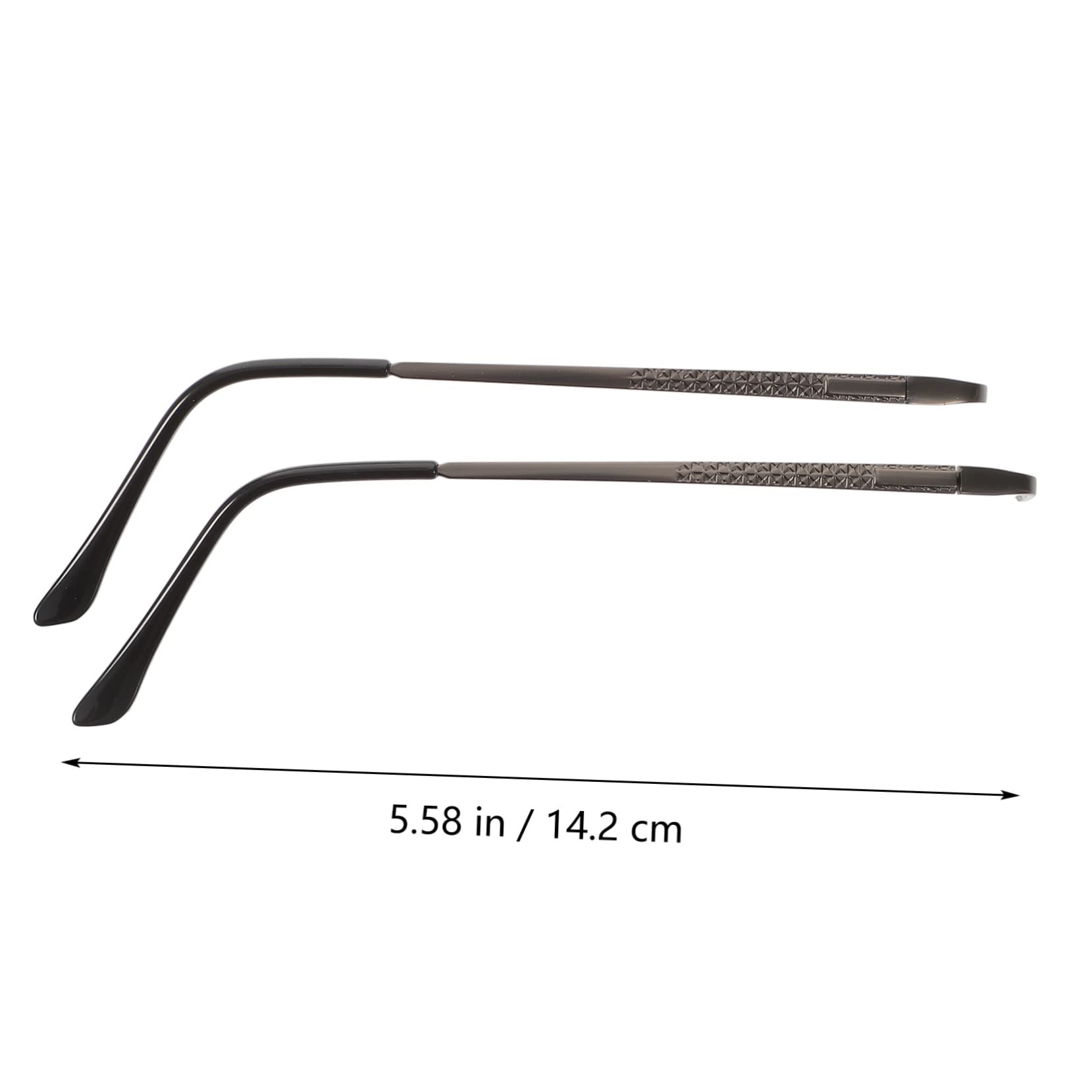 ULTECHNOVO 4juegos Kit De Reparación De Gafas Patillas Metálicas y Destornillador Incluye Almohadillas Nasales y Tornillos Para Gafas De Sol y Ópticas Accesorios Prácticos Para Hombres y