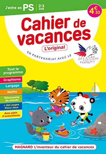 Cahier de vacances 2021, J'entre en petite section 2-3 ans: Magnard, l’inventeur du cahier de vaca Cahier de vacances 2021, J'entre en petite section 2-3 ans: Magnard, l’inventeur du cahier de vaca