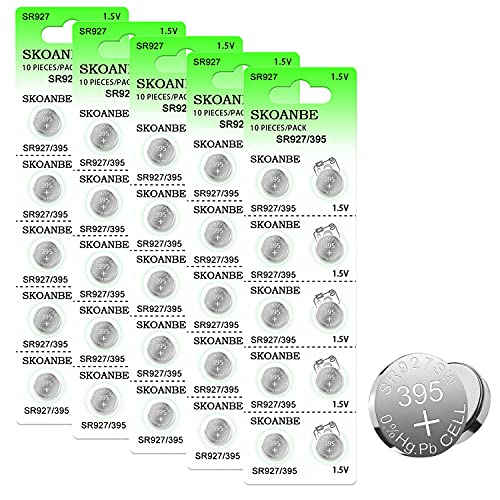 Baterías botón para reloj SR927SW 50 unidades miniatura 1