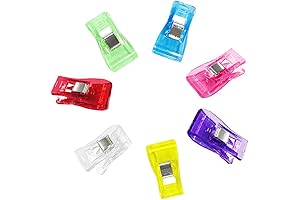 Large Wonder Multi-Purpose Jumbo Clips (100-pack, Multicolored)