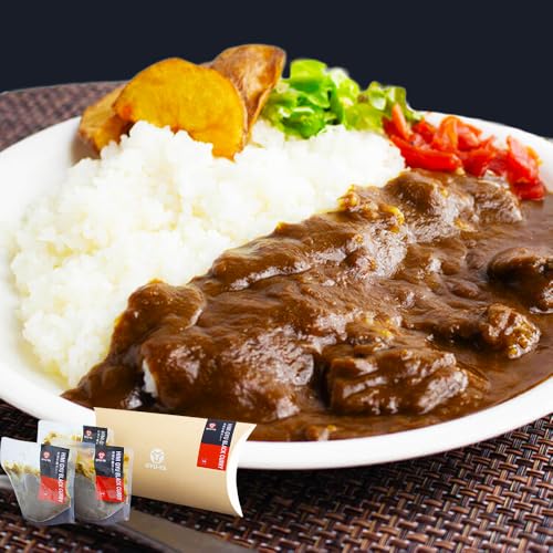 お肉屋さんの氷見牛カレー3個入