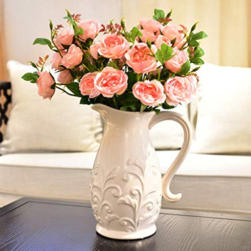 Vase en céramique salon table décoration florale MU