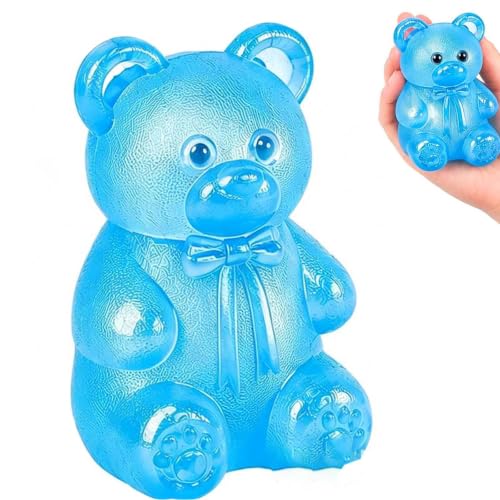 Gummy Bear Squishy Toys Squishy Stress Balls Fidget Toys Squeeze Squishies Slow Rising Sensory Ball Stress Anxiety Relief Toys for Adults Kids Birthday Gifts Party Favors