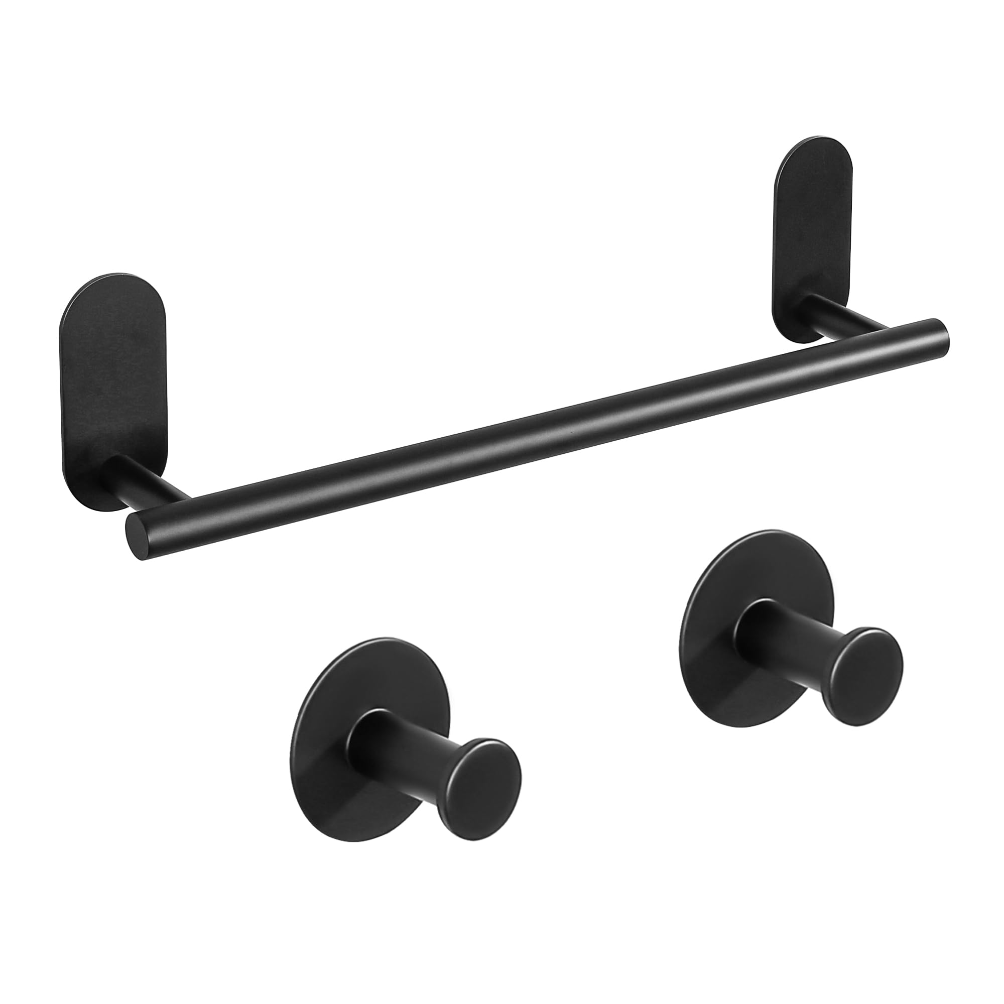 Porte-serviettes de 40 cm et patères autocollants pour fixer solidement sans percer