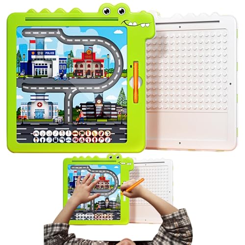 Juegos de laberintos rompecabezas,Laberinto magnético, Juego del cerebro del laberinto Juguetes sensoriales de mesa a juego, Juguetes educativos de viaje de coordinación mano-ojo para la escuela
