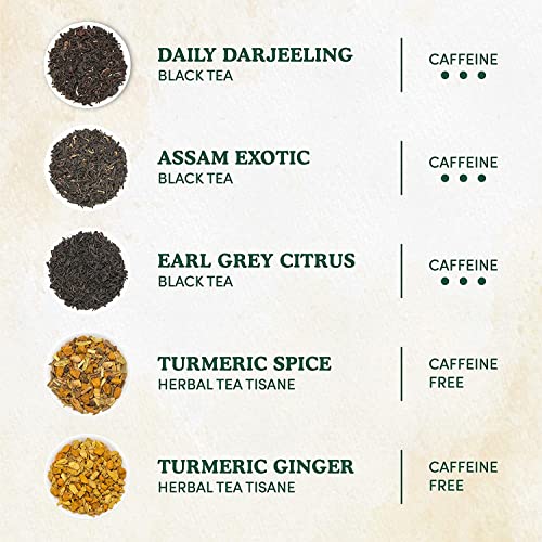 VAHDAM, Proefpakket van losse thee - 10 SOORTEN THEE, 50 PORTIES | Zwarte thee, groene thee, oolong thee, chai, witte… - Image 5