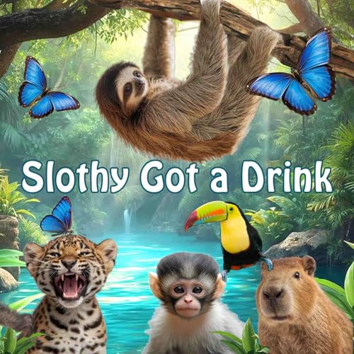 Slothy Got a Drink - and found a way to hurry - a rainforest story for kids