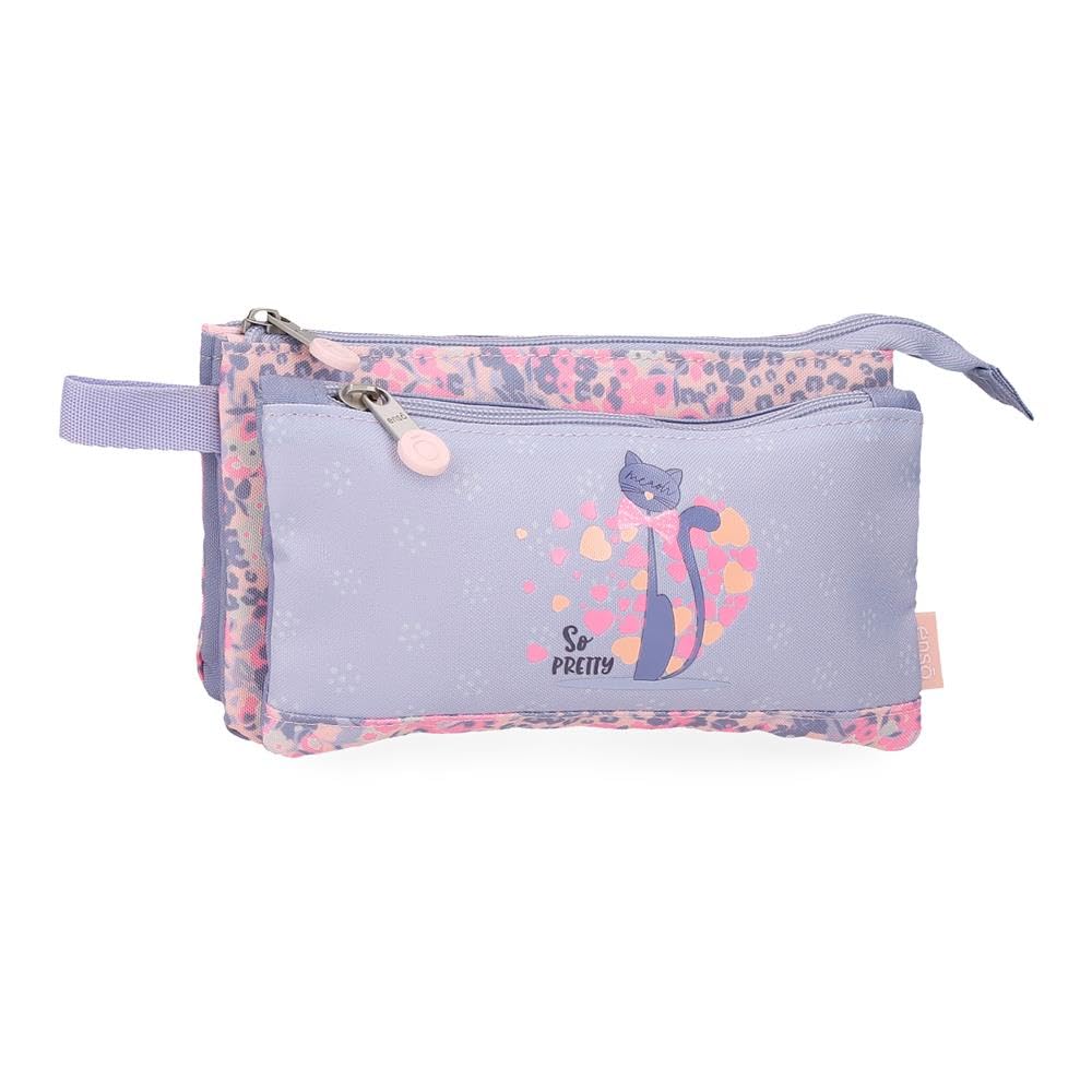 Enso So Pretty Estuche Triple Multicolor 22x12x5 cms Poliéster