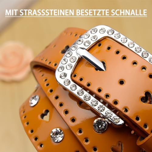 Candy color fashion decorative thin belt for women, belt for women, rhinestone heart belt,sparkly belts for women2