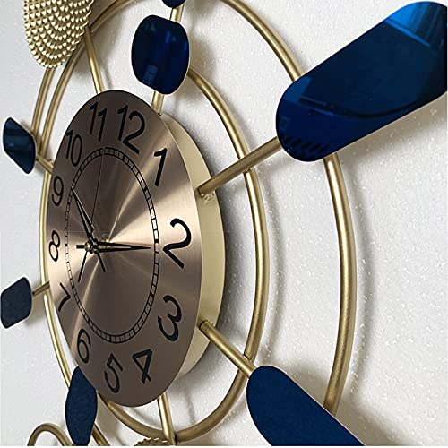 Horloge décorative à quartz silencieuse pour chambre