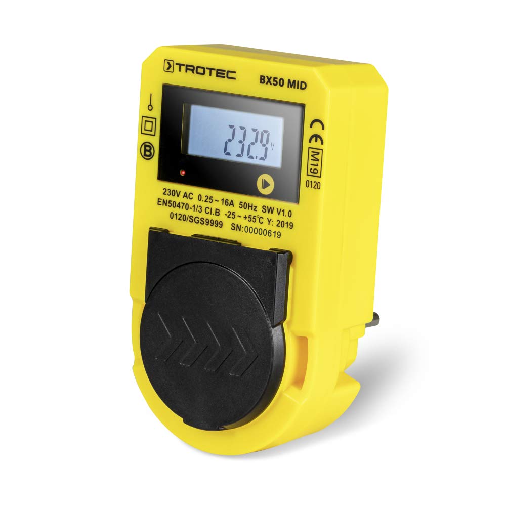 TROTEC BX50 MID Energieverbrauchsmessgerät MID geeicht