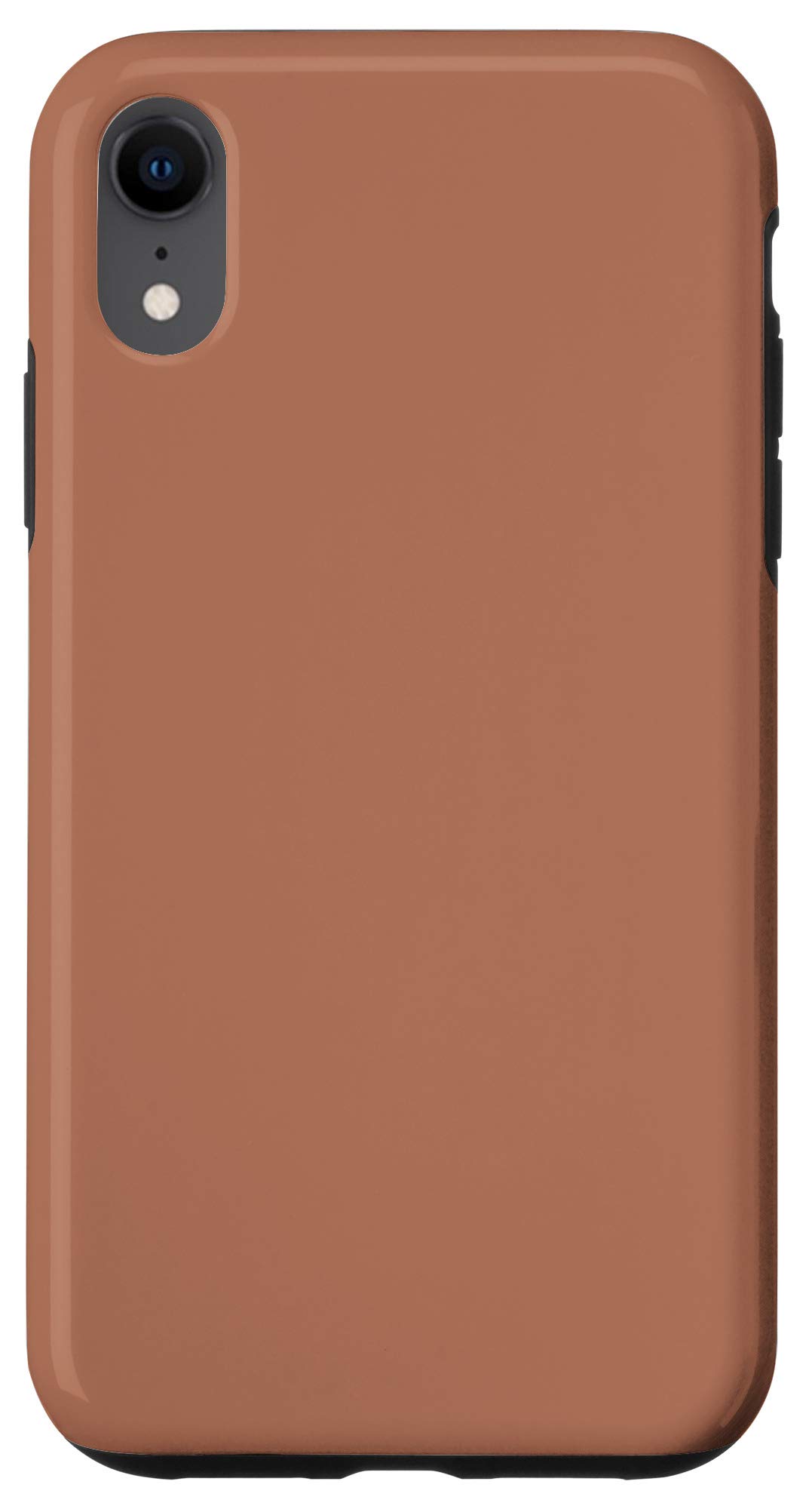 iPhone XRケース Amazon.com: iPhone XR Matte Brown Beige Red Pattern AEJ109