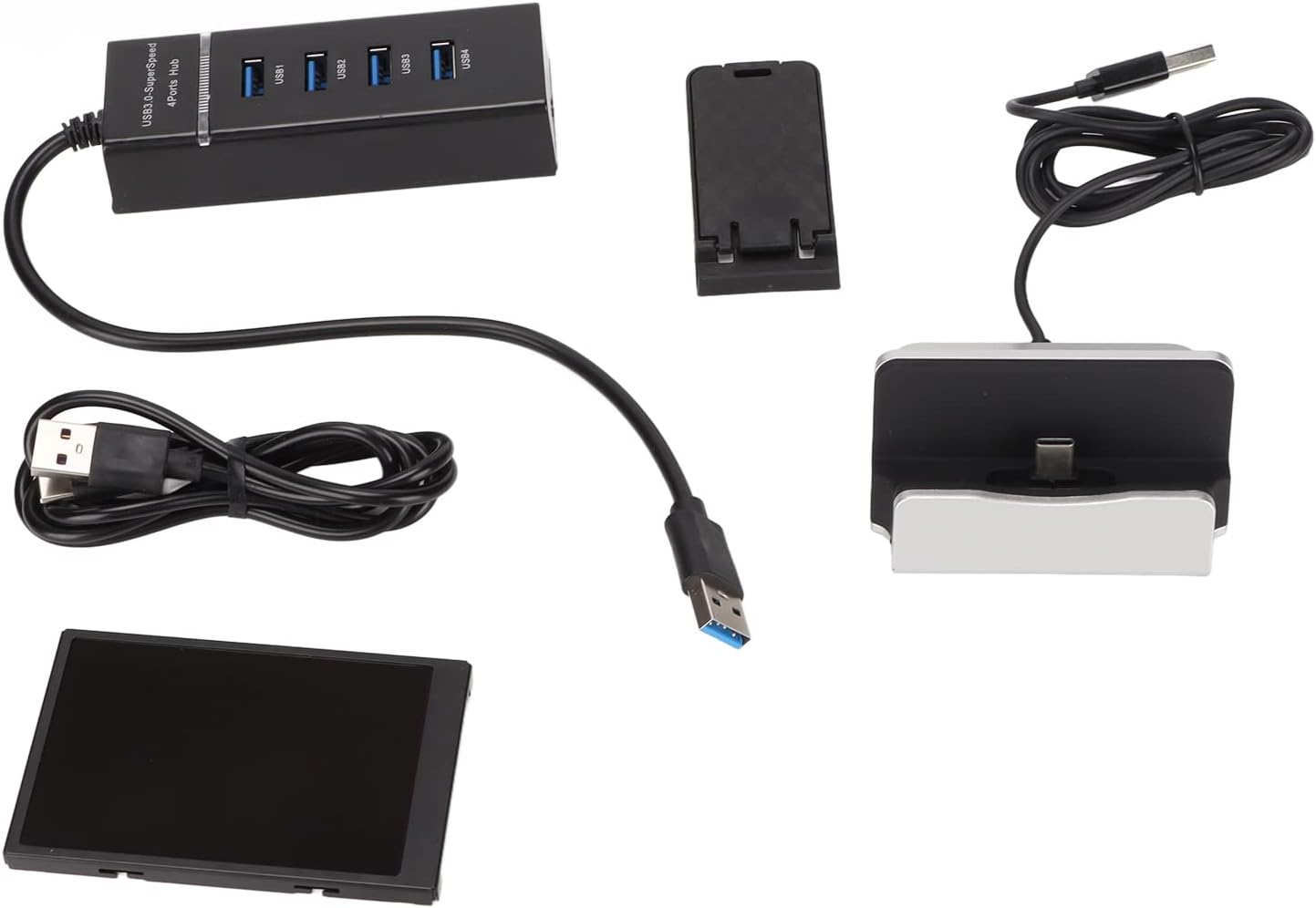 ASHATA 3.5 Inch IPS USB Mini Screen,PC Mini Display Screen CPU RAM HDD Data Temperature Display Computer Case Display,360 Degree Rotation,Only for Windows System