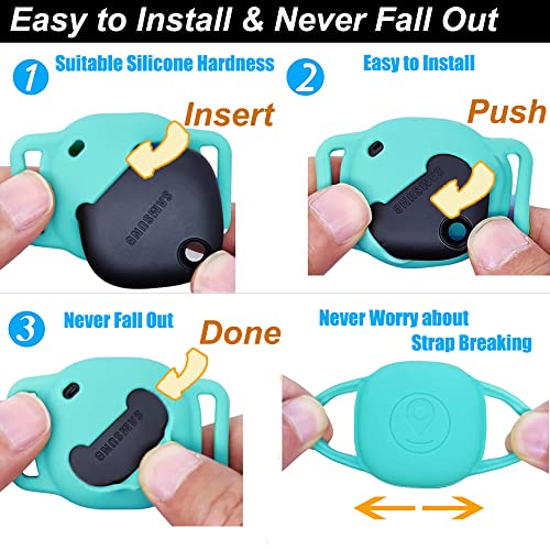 Lofekea Sillicone Case for Galaxy SmartTag, 2 Pack Samsung Smarttag+Plus Finder Tracker Holder for Dog Pet Collar, Secure Holder for Kids(Red and Black) Lofekea Sillicone Case for Galaxy SmartTag, 2 Pack Samsung Smarttag+Plus Finder Tracker Holder for Dog Pet Collar, Secure Holder for Kids(Red and Black)