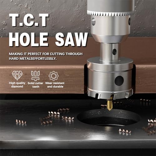 METOTY 19 PCS Carbide Hole Saw Kit