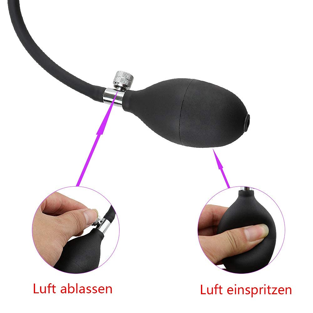 Dilatateur urétral Gonflable réglable en Silicone, agrandissement du Bouchon de pénis, dilatateur urétral élégant, Bouchon de sperme, stimule Le Masseur urétral, Jouet Sexuel for Hommes