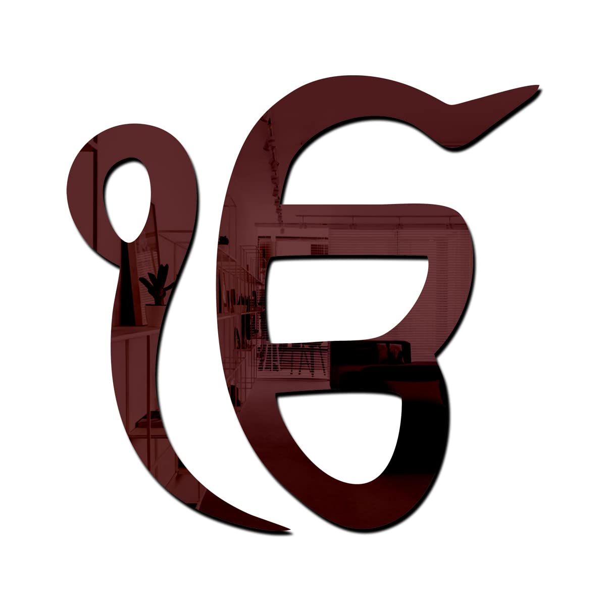 Wall1ders Ik onkar Khanda Mirror Stickers for Wall, Acrylic Mirror Wall Decor Sticker, Wall Mirror Stickers, Acrylic Stickers, Wall Stickers for Hall Room, Bed Room, Kitchen. (Brown) (B09W9972P2) Amazon Price History, Amazon Price Tracker