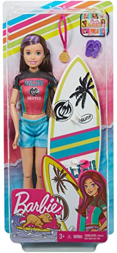 Barbie Dreamhouse Adventures Skipper Surf Doll, Approx. 11-Inch In Surfing Fashion, With Accessories #TOP5