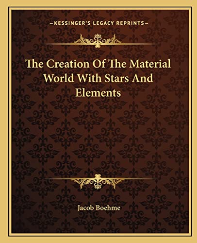 The Creation Of The Material World With Stars And Elements