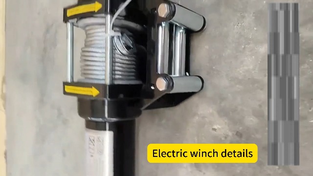 Winche eléctrico resistente para vehículos todo terreno 3000 lb miniatura 7